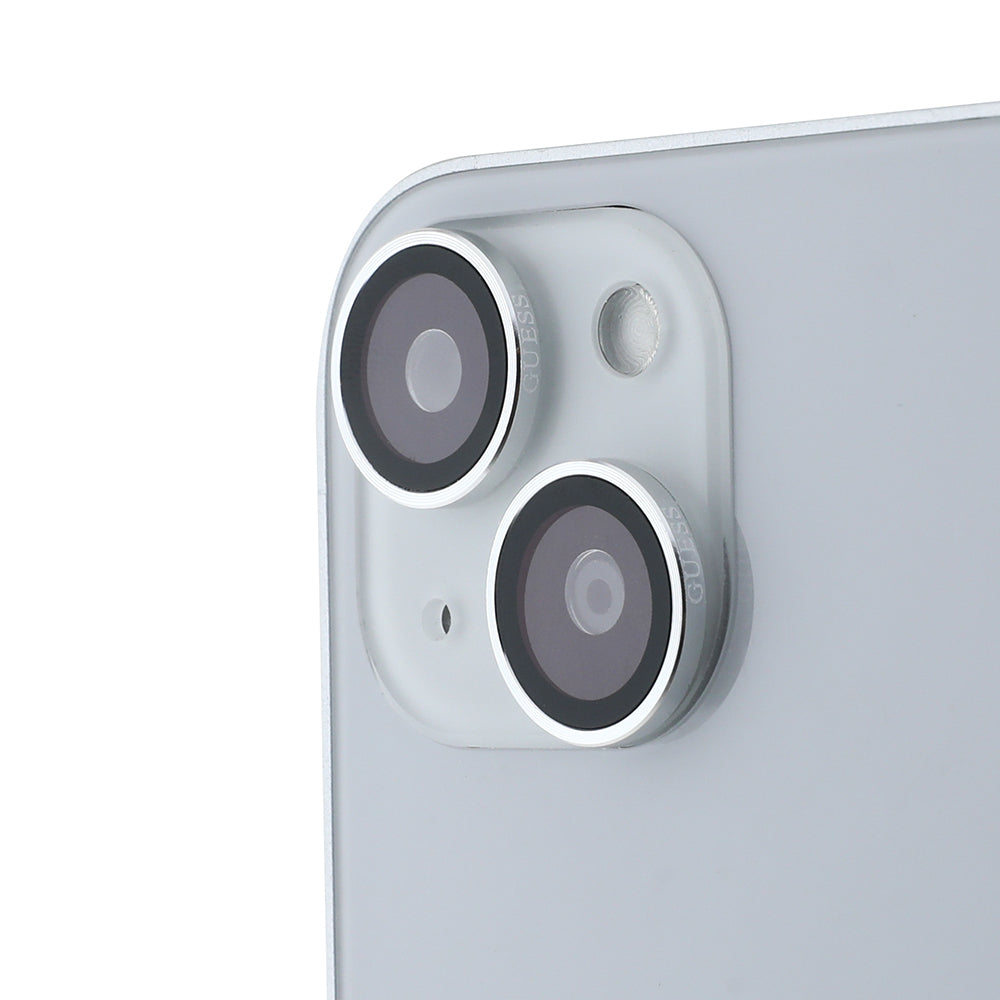 Apple iPhone 15 Plus Guess Orjinal Lisanslı Metal Kamera Lens Koruyucu - Görsel 3