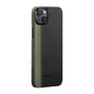 Apple iPhone 15 Plus Kılıf M-safe Şarj Özellikli 600D Aramid Fiber Pitaka Tactile Woven Orchestra Serisi Overture Kapak