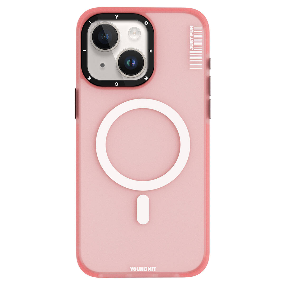 Apple iPhone 15 Plus Kılıf M-safe Şarj Özellikli Youngkit Colored Sand Serisi Kapak - Görsel 4