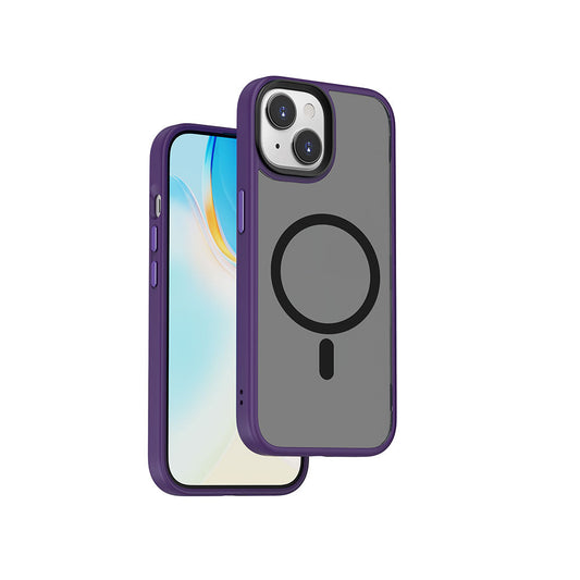 Apple iPhone 15 Plus Kılıf Wiwu FGG-011 M-safe Şarj Özellikli Kamera Korumalı Kapak