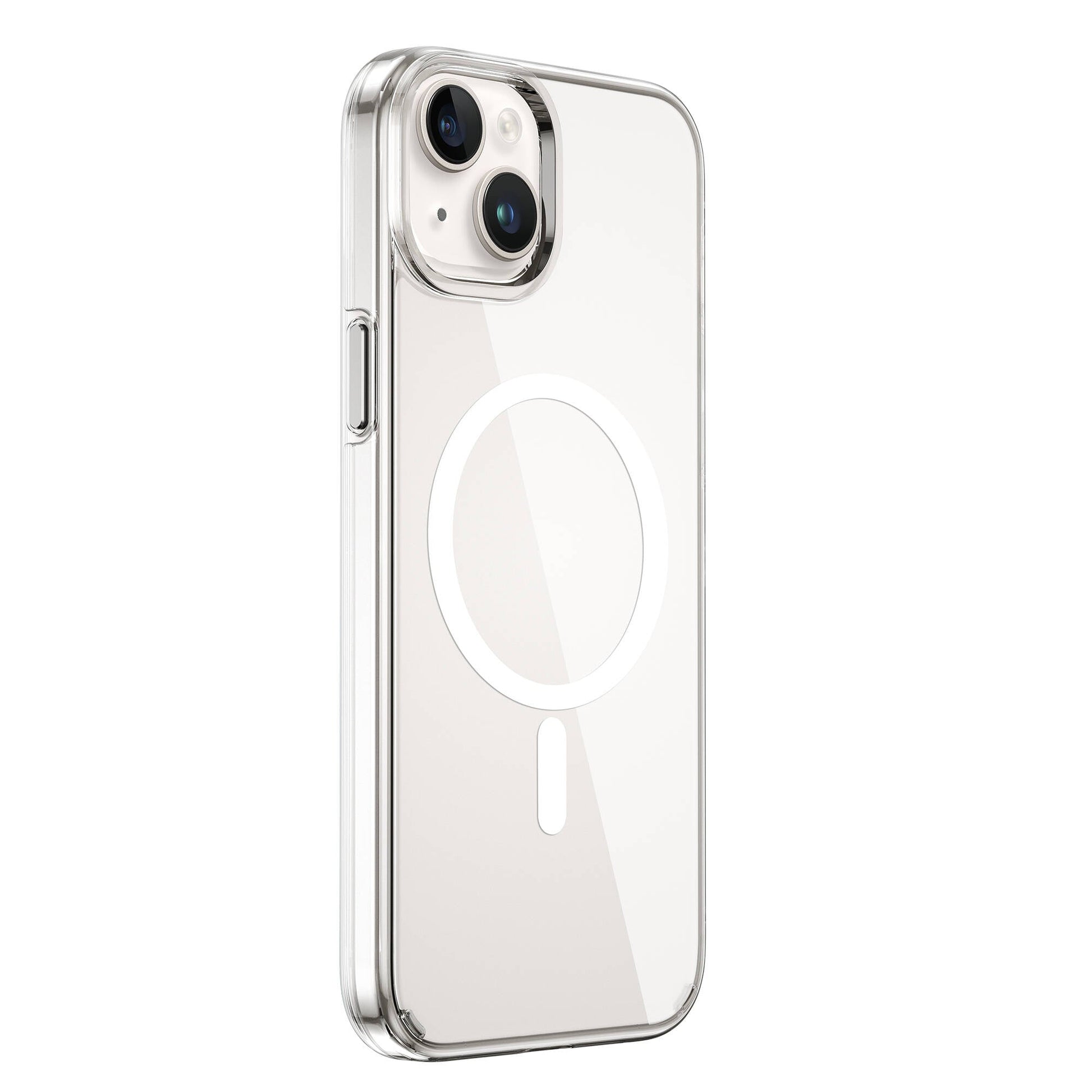Apple iPhone 15 Plus Kılıf Wiwu FYY-014 M-safe Şarj Özellikli Şeffaf Kapak - Görsel 2