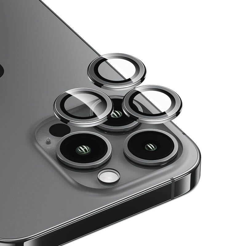Apple iPhone 15 Pro Benks DR Safir Kamera Lens Koruyucu - Görsel 4
