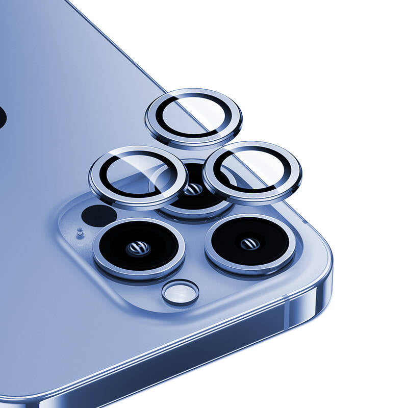 Apple iPhone 15 Pro Benks DR Safir Kamera Lens Koruyucu - Görsel 5
