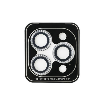 Apple iPhone 15 Pro Guess Orjinal Lisanslı Rhinestone Taşlı Lens Koruyucu - Görsel 2