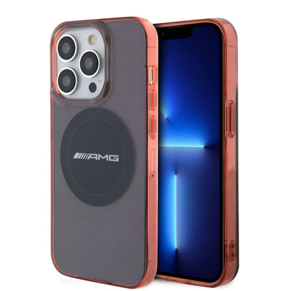 Apple iPhone 15 Pro Kılıf AMG Orjinal Lisanslı M-safe Şarj Özellikli Transparan Timeless Kapak - Görsel 2
