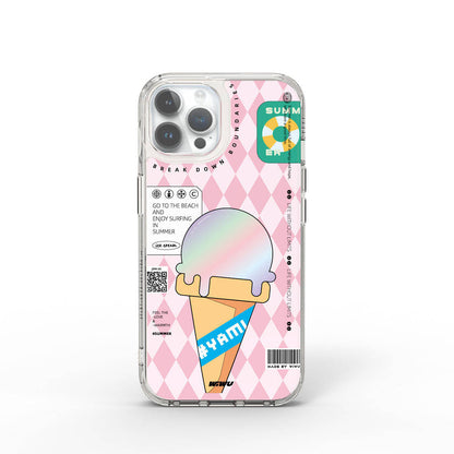 Apple iPhone 15 Pro Kılıf Çift Katman Desenli Wiwu Summer Serisi Kapak - Görsel 2
