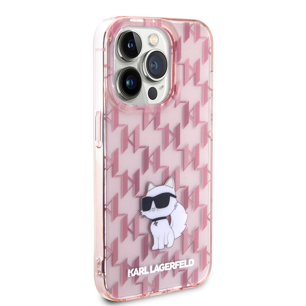 Apple iPhone 15 Pro Kılıf Karl Lagerfeld IML C Monogram Orjinal Lisanslı Kapak - Görsel 2