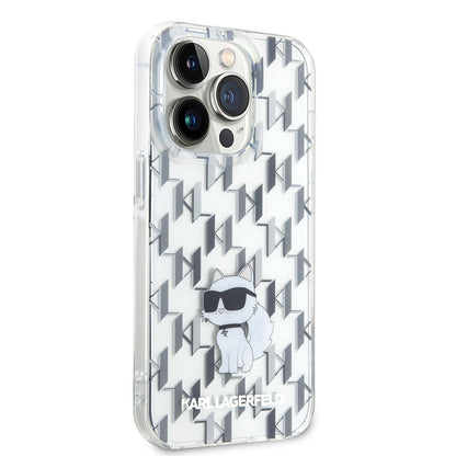 Apple iPhone 15 Pro Kılıf Karl Lagerfeld IML C Monogram Orjinal Lisanslı Kapak - Görsel 3