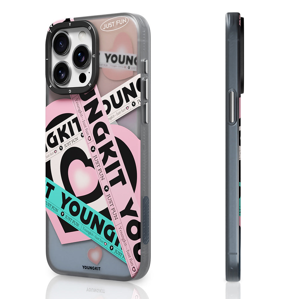 Apple iPhone 15 Pro Kılıf M-safe Şarj Özellikli Airbagli Çift Katmanlı Youngkit Flipped Serisi Kapak - Görsel 3