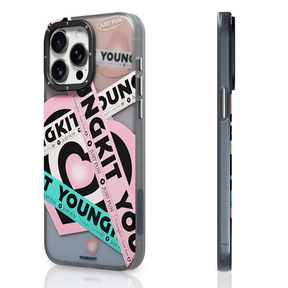 Apple iPhone 15 Pro Kılıf M-safe Şarj Özellikli Airbagli Çift Katmanlı Youngkit Flipped Serisi Kapak - Görsel 3