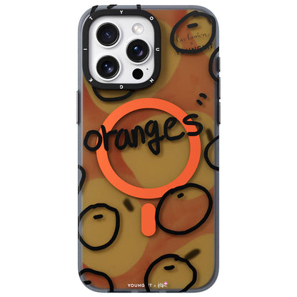 Apple iPhone 15 Pro Kılıf M-safe Şarj Özellikli Bee Brown Tasarımlı Youngkit Funny Serisi Kapak - Görsel 2