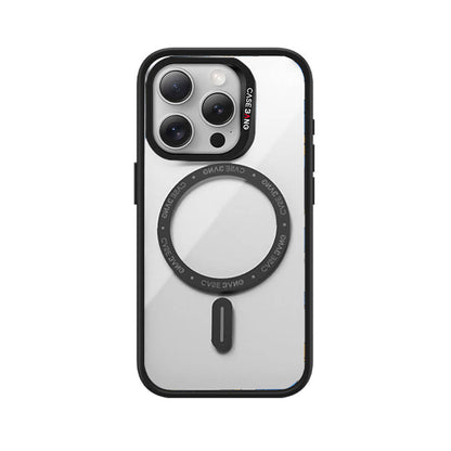 Apple iPhone 15 Pro Kılıf M-safe Şarj Özellikli Casebang Body Frame Kapak - Görsel 2