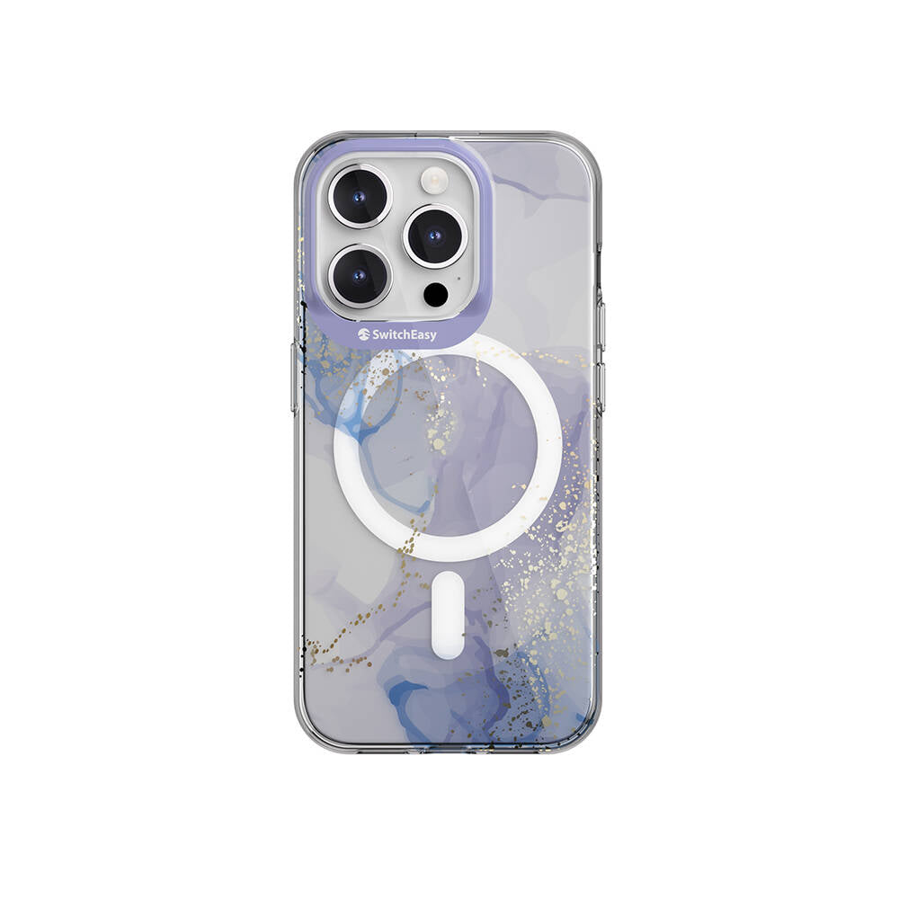 Apple iPhone 15 Pro Kılıf M-safe Şarj Özellikli Çift IMD Baskılı Lisanslı Switcheasy Artist-M Veil Kapak - Görsel 2