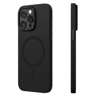 Apple iPhone 15 Pro Kılıf M-safe Şarj Özellikli Çizilmeye ve Aşınmaya Dayanıklı Youngkit Velvet Serisi Kapak - Görsel 4