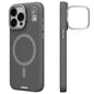 Apple iPhone 15 Pro Kılıf M-safe Şarj Özellikli Kamera Standlı Youngkit Bitty Cream Kapak