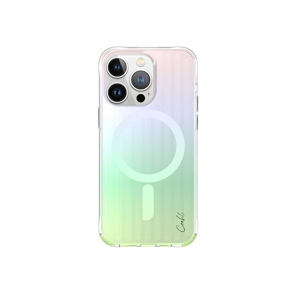 Apple iPhone 15 Pro Kılıf M-safe Şarj Özellikli Parlayan Arka Yüzey Coehl Linear Kapak - Görsel 2