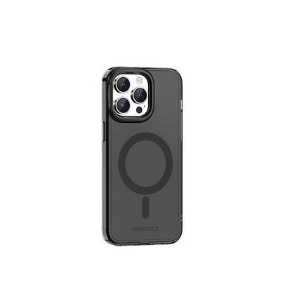 Apple iPhone 15 Pro Kılıf M-safe Şarj Özellikli Saydam Arka Yüzey Recci Crystal Color Serisi Kapak - Görsel 2