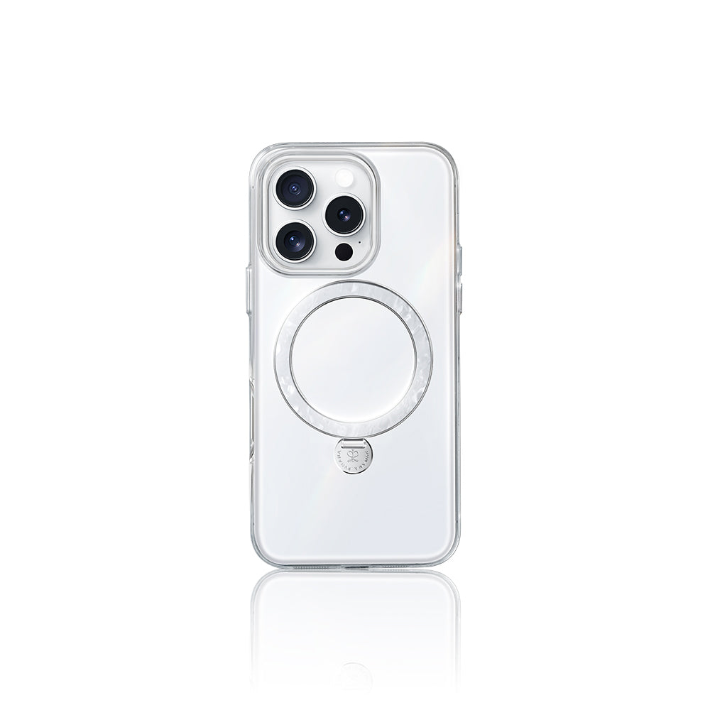 Apple iPhone 15 Pro Kılıf M-safe Şarj Özellikli Standlı Pynana Dancing Streamer Serisi Kapak - Görsel 2