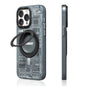 Apple iPhone 15 Pro Kılıf M-safe Şarj Özellikli Youngkit 360° Standlı Technology Serisi Kapak