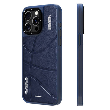 Apple iPhone 15 Pro Kılıf M-safe Şarj Özellikli Youngkit Backboard Serisi Leather Kapak - Görsel 3