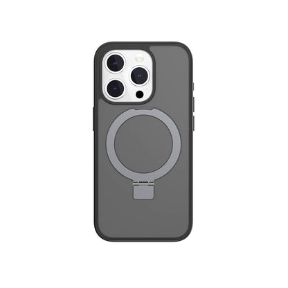 Apple iPhone 15 Pro Kılıf M-safe Şarj Özellikli Yüzük Standlı Lisanslı Switcheasy Magstand-M Kapak