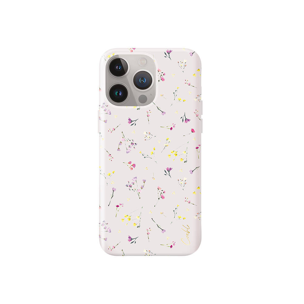 Apple iPhone 15 Pro Kılıf Mini Çayır Çiçekleri Desenli Coehl Prairie Kapak - Görsel 2
