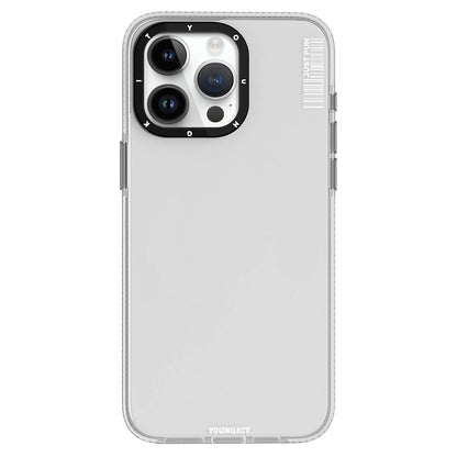 Apple iPhone 15 Pro Kılıf Pürüzsüz Düz Arka Yüzey YoungKit Crystal Color Serisi Kapak - Görsel 5