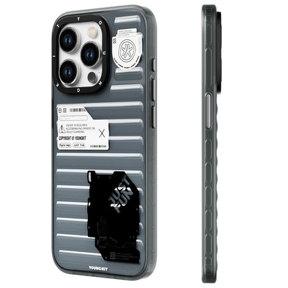 Apple iPhone 15 Pro Kılıf Şeffaf Renkli Tasarım YoungKit Fluorite Serisi Kapak - Görsel 2