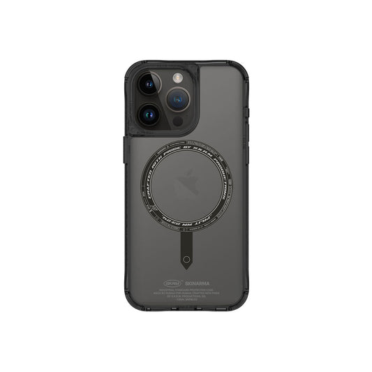 Apple iPhone 15 Pro Kılıf SkinArma Şeffaf Airbag Tasarımlı M-safe Şarj Özellikli Saido Kapak
