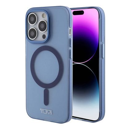 Apple iPhone 15 Pro Kılıf TUMI Orjinal Lisanslı M-safe Şarj Özellikli Buzlu Mat Kapak - Görsel 3