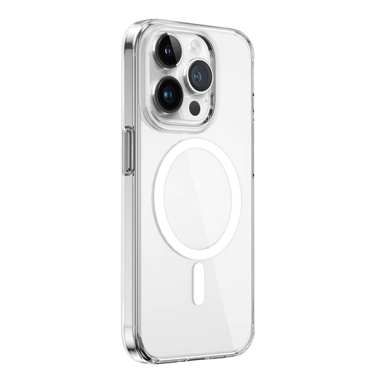 Apple iPhone 15 Pro Kılıf Wiwu FYY-014 M-safe Şarj Özellikli Şeffaf Kapak