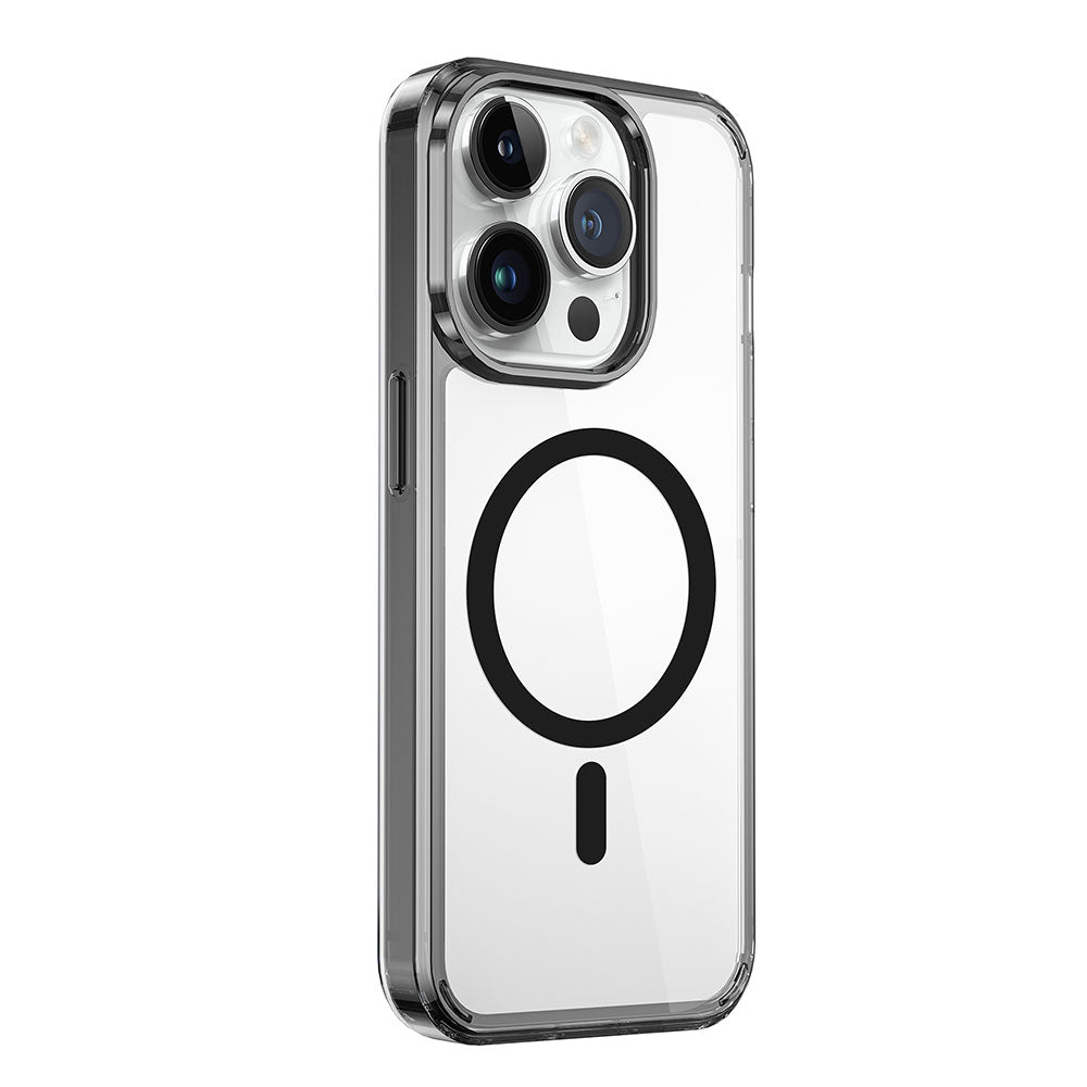 Apple iPhone 15 Pro Kılıf Wiwu MCC-101 Magnetic Crystal Sert PC Kapak - Görsel 2