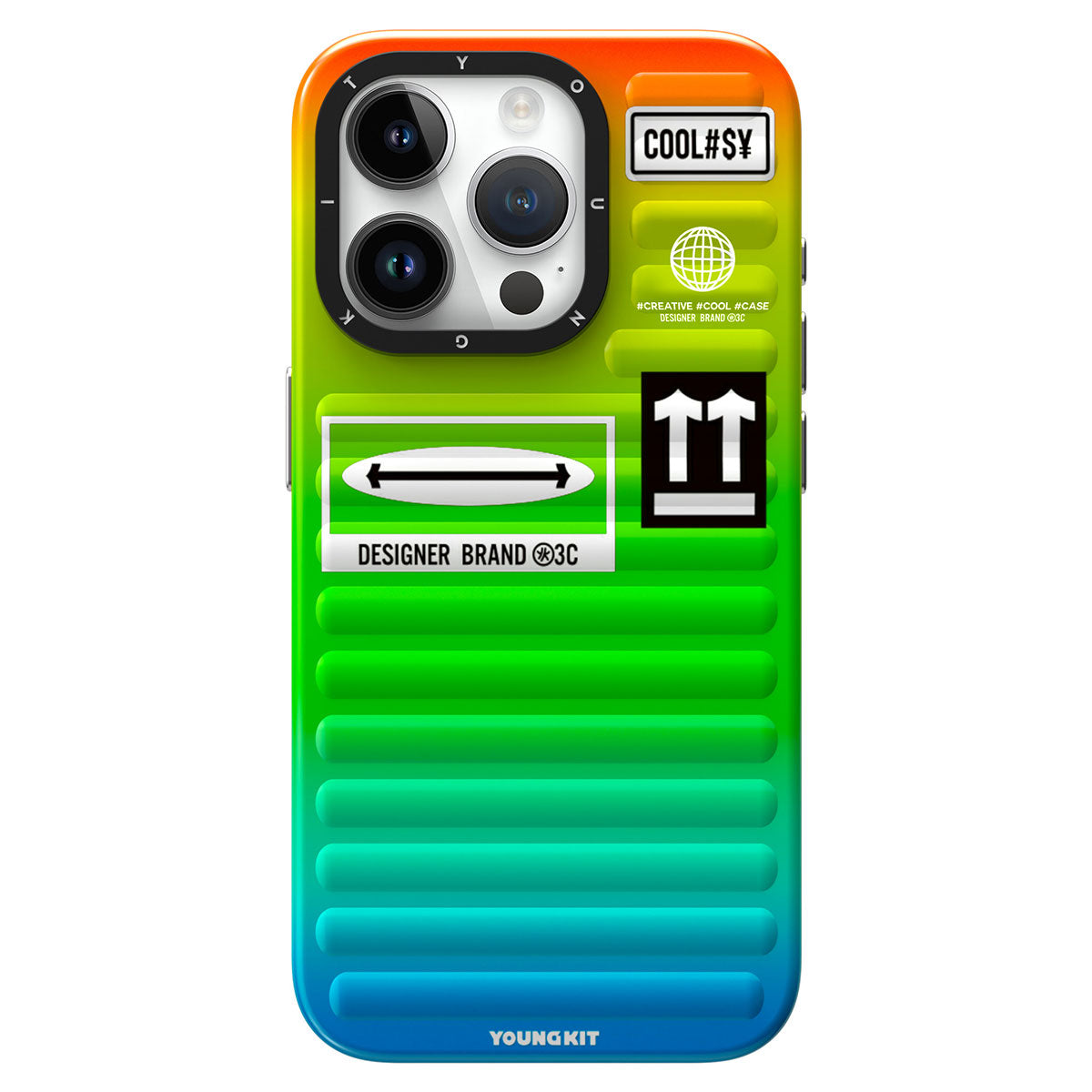 Apple iPhone 15 Pro Kılıf YoungKit The Secret Color Serisi Kapak - Görsel 2