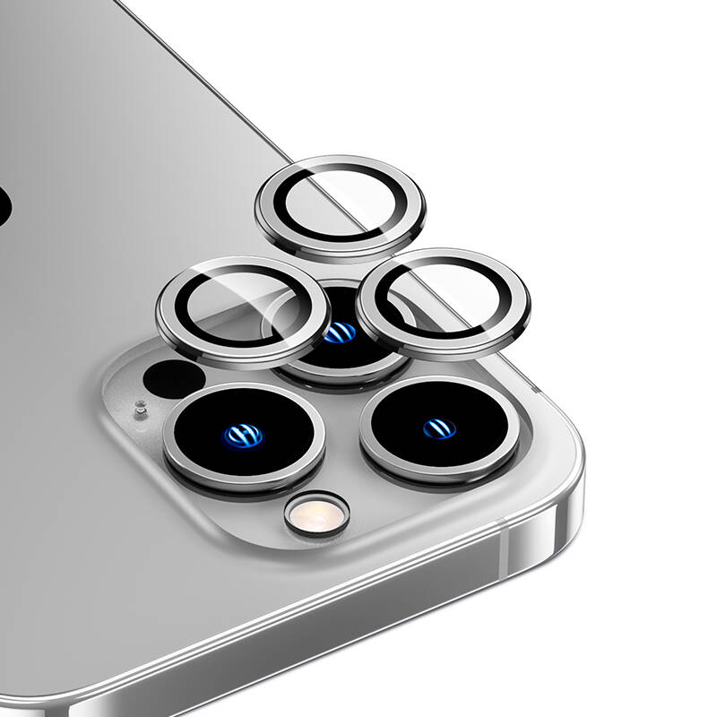 Apple iPhone 15 Pro Max Benks DR Safir Kamera Lens Koruyucu - Görsel 3