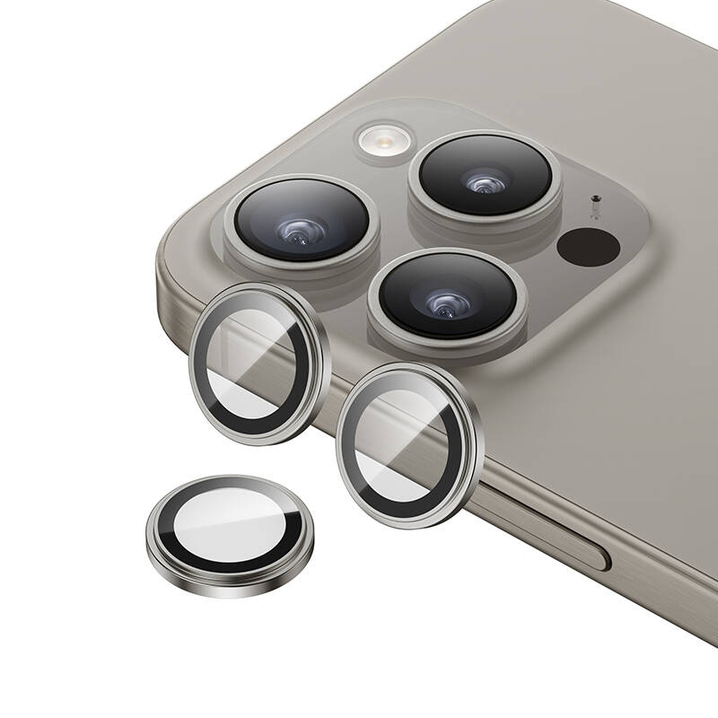 Apple iPhone 15 Pro Max Benks King Kong Corning Kamera Lens Koruyucu - Görsel 4