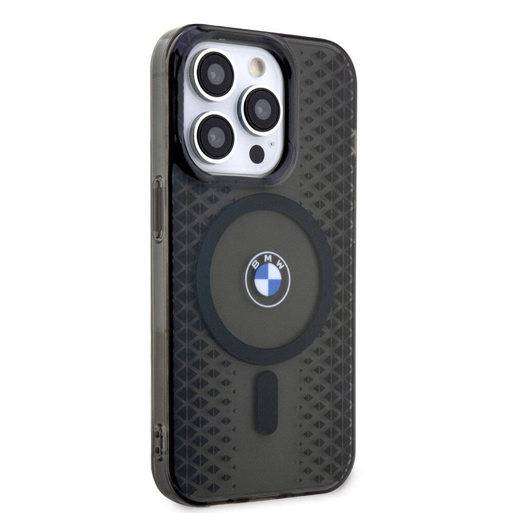Apple iPhone 15 Pro Max Kılıf BMW M-safe Şarj Özellikli Transparan IML Signature Orjinal Lisanslı Kapak - Görsel 2