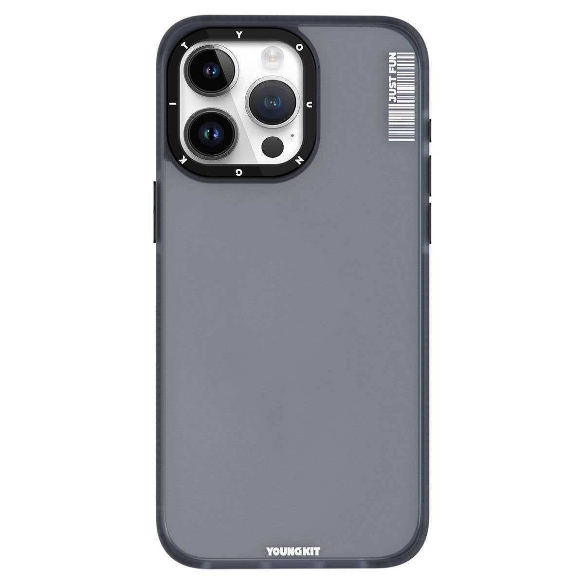 Apple iPhone 15 Pro Max Kılıf Buzlu Mat Tasarım Youngkit Colored Sand Serisi Kapak - Görsel 2