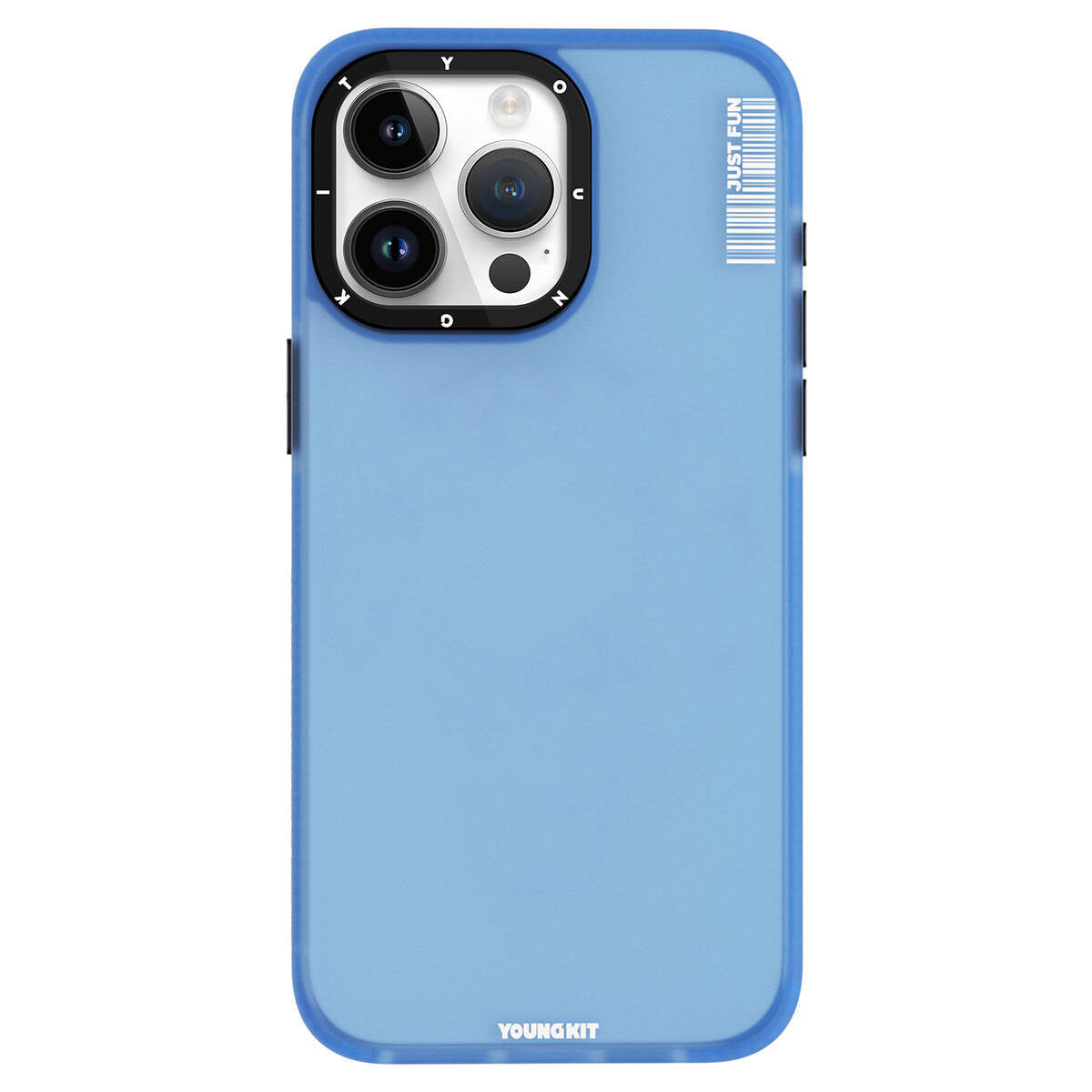 Apple iPhone 15 Pro Max Kılıf Buzlu Mat Tasarım Youngkit Colored Sand Serisi Kapak - Görsel 3