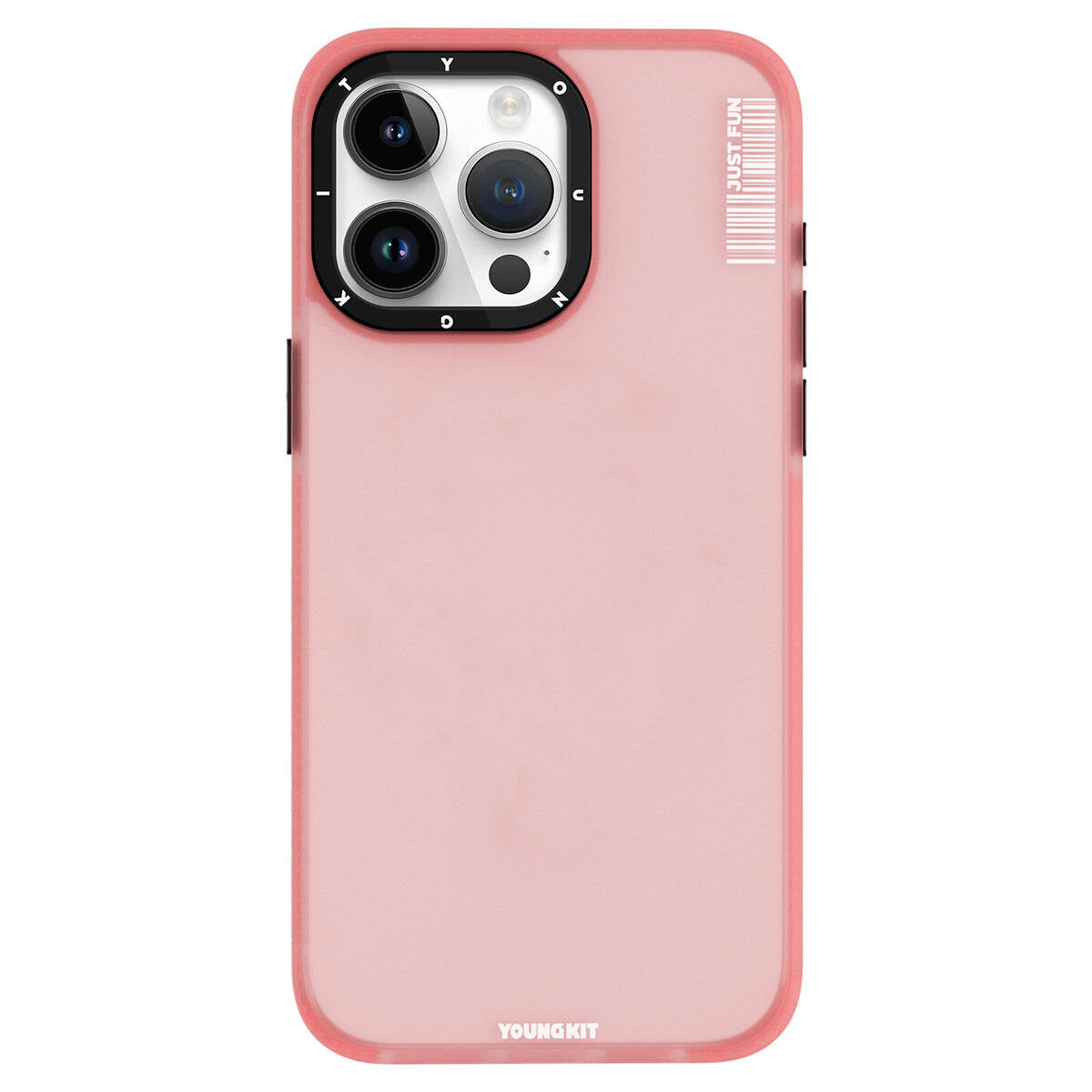 Apple iPhone 15 Pro Max Kılıf Buzlu Mat Tasarım Youngkit Colored Sand Serisi Kapak - Görsel 4