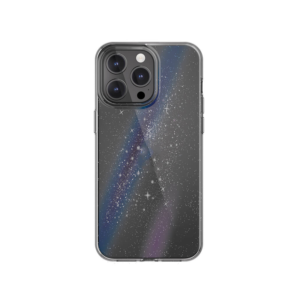 Apple iPhone 15 Pro Max Kılıf Çift Katmanlı IMD Baskılı Bumper Lisanslı Switcheasy Cosmos Nebula Kapak - Görsel 2