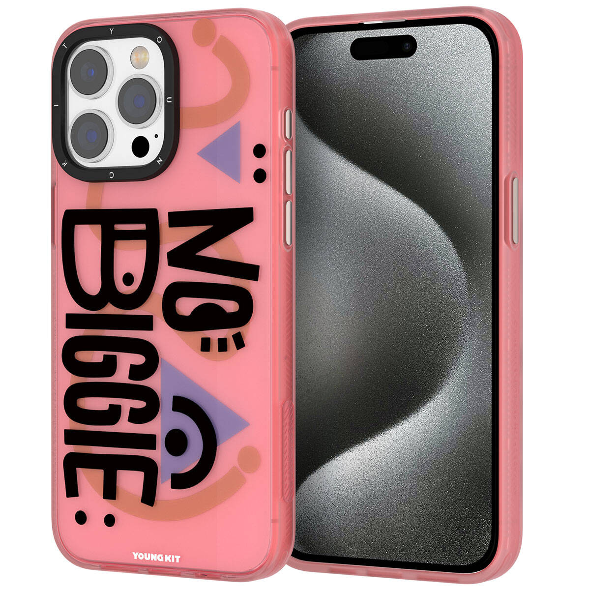 Apple iPhone 15 Pro Max Kılıf Desenli Youngkit Happy Hearth Serisi Kapak - Görsel 2
