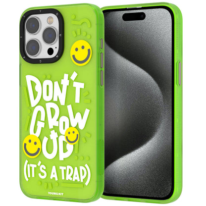 Apple iPhone 15 Pro Max Kılıf Desenli Youngkit Happy Hearth Serisi Kapak - Görsel 5