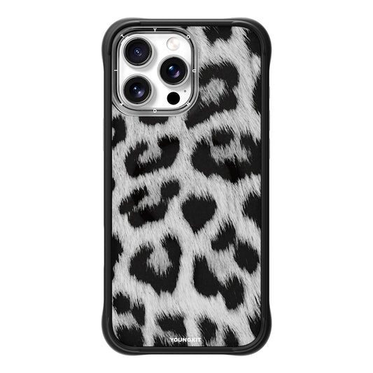 Apple iPhone 15 Pro Max Kılıf M-safe Şarj Özellikli Youngkit Leopard Serisi Kapak