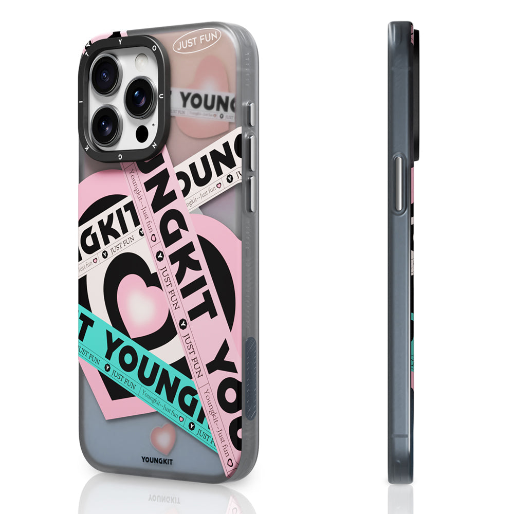 Apple iPhone 15 Pro Max Kılıf M-safe Şarj Özellikli Airbagli Çift Katmanlı Youngkit Flipped Serisi Kapak - Görsel 4