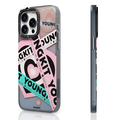 Apple iPhone 15 Pro Max Kılıf M-safe Şarj Özellikli Airbagli Çift Katmanlı Youngkit Flipped Serisi Kapak - Görsel 4