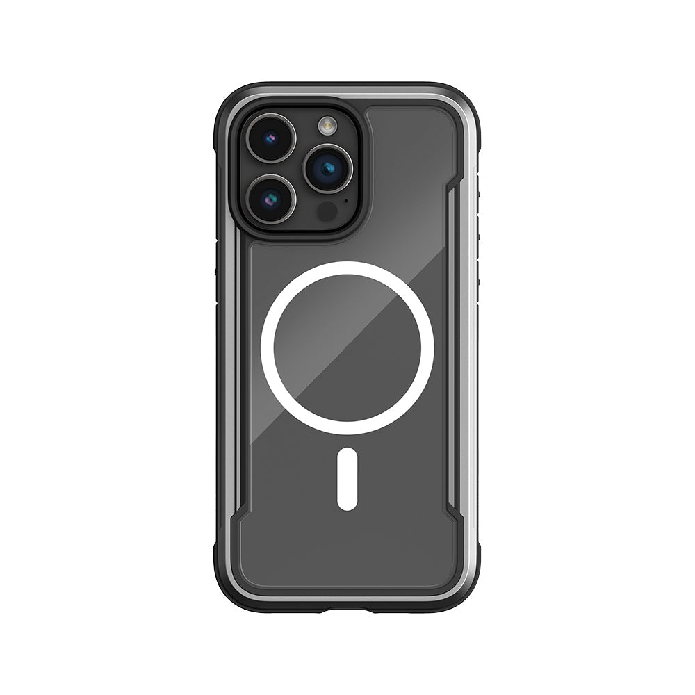 Apple iPhone 15 Pro Max Kılıf M-safe Şarj Özellikli Airbagli Raptic Shield Serisi Şeffaf Arka Yüzey Kapak - Görsel 2