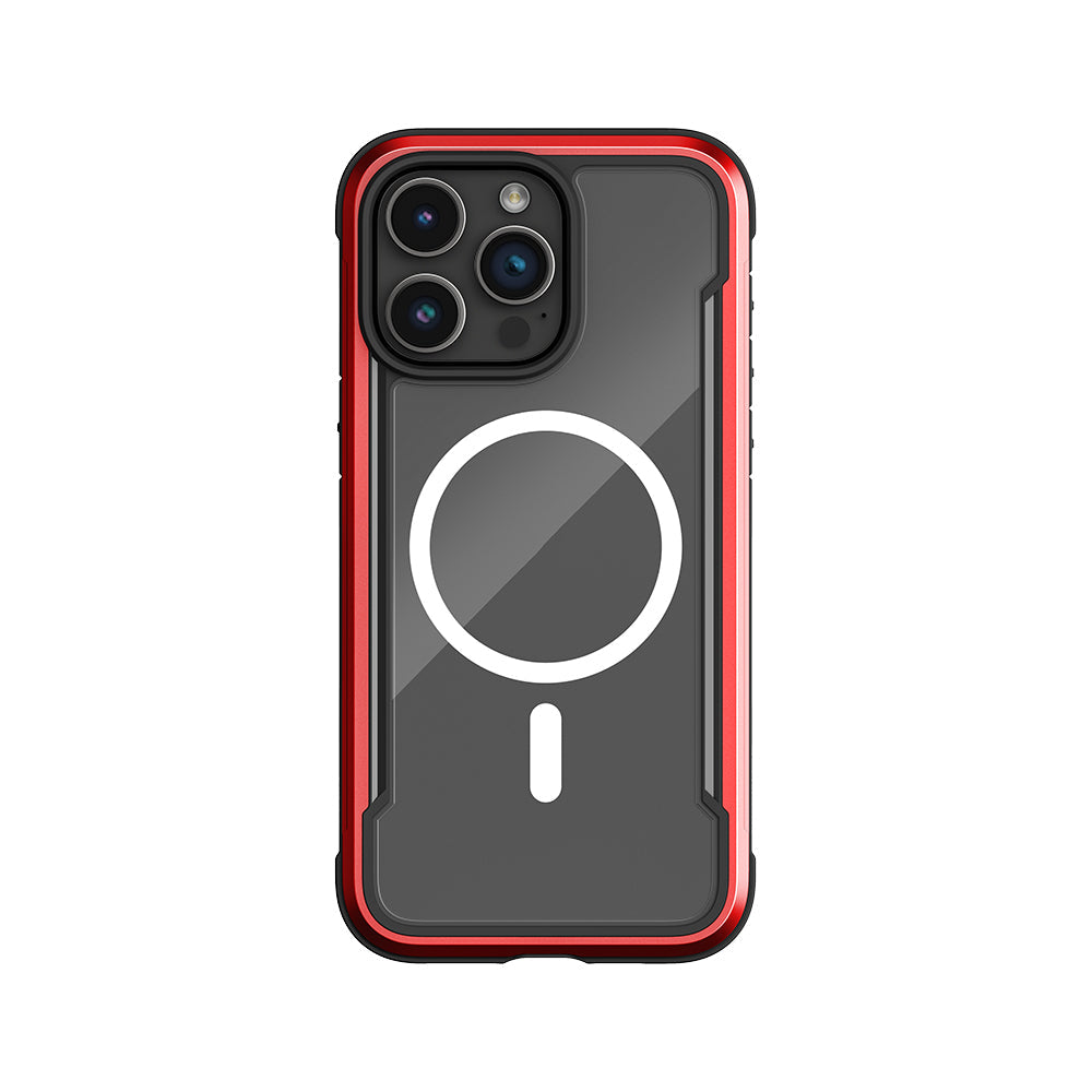 Apple iPhone 15 Pro Max Kılıf M-safe Şarj Özellikli Airbagli Raptic Shield Serisi Şeffaf Arka Yüzey Kapak - Görsel 4