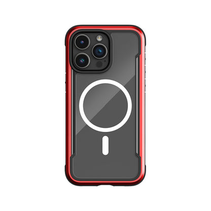 Apple iPhone 15 Pro Max Kılıf M-safe Şarj Özellikli Airbagli Raptic Shield Serisi Şeffaf Arka Yüzey Kapak - Görsel 4