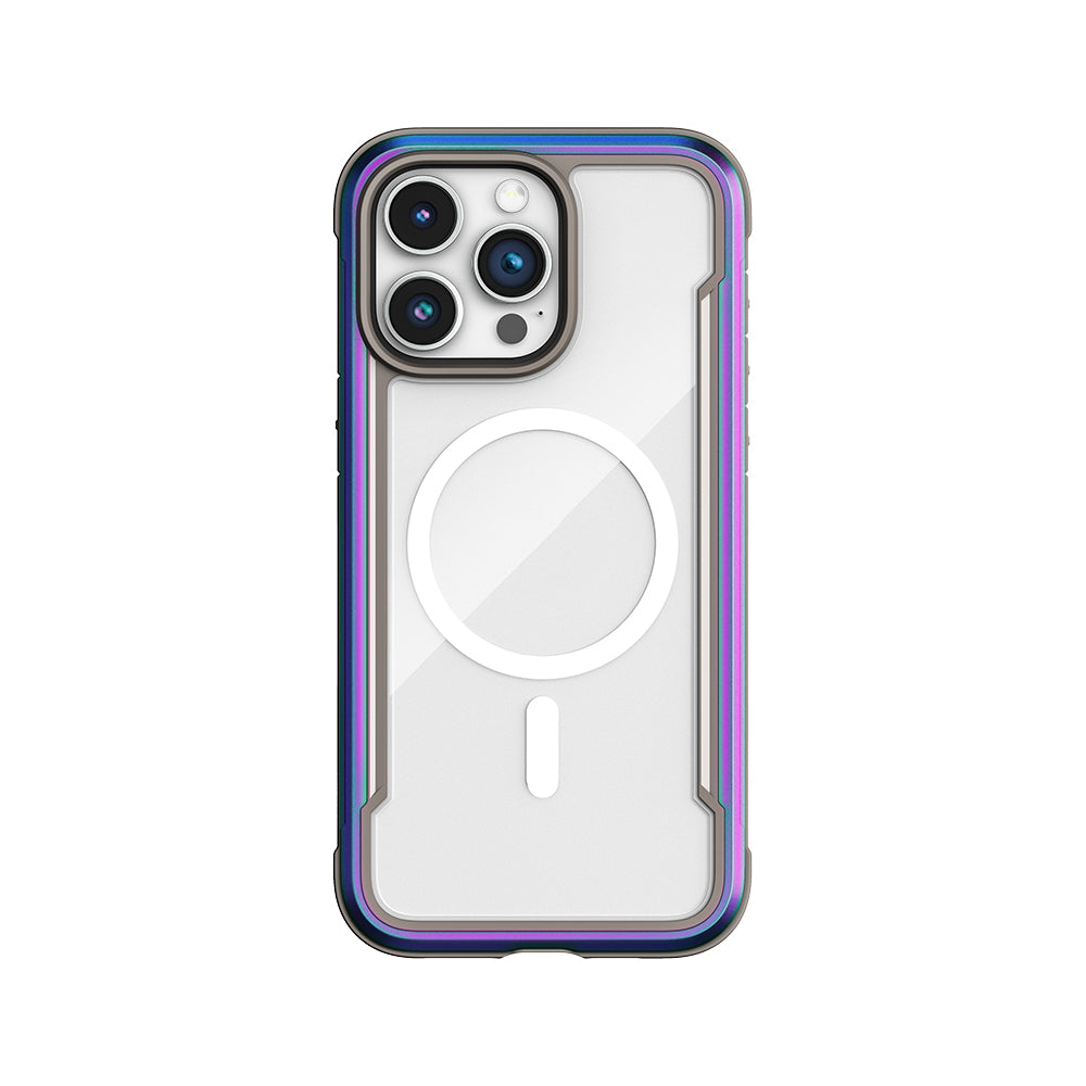 Apple iPhone 15 Pro Max Kılıf M-safe Şarj Özellikli Airbagli Raptic Shield Serisi Şeffaf Arka Yüzey Kapak - Görsel 3