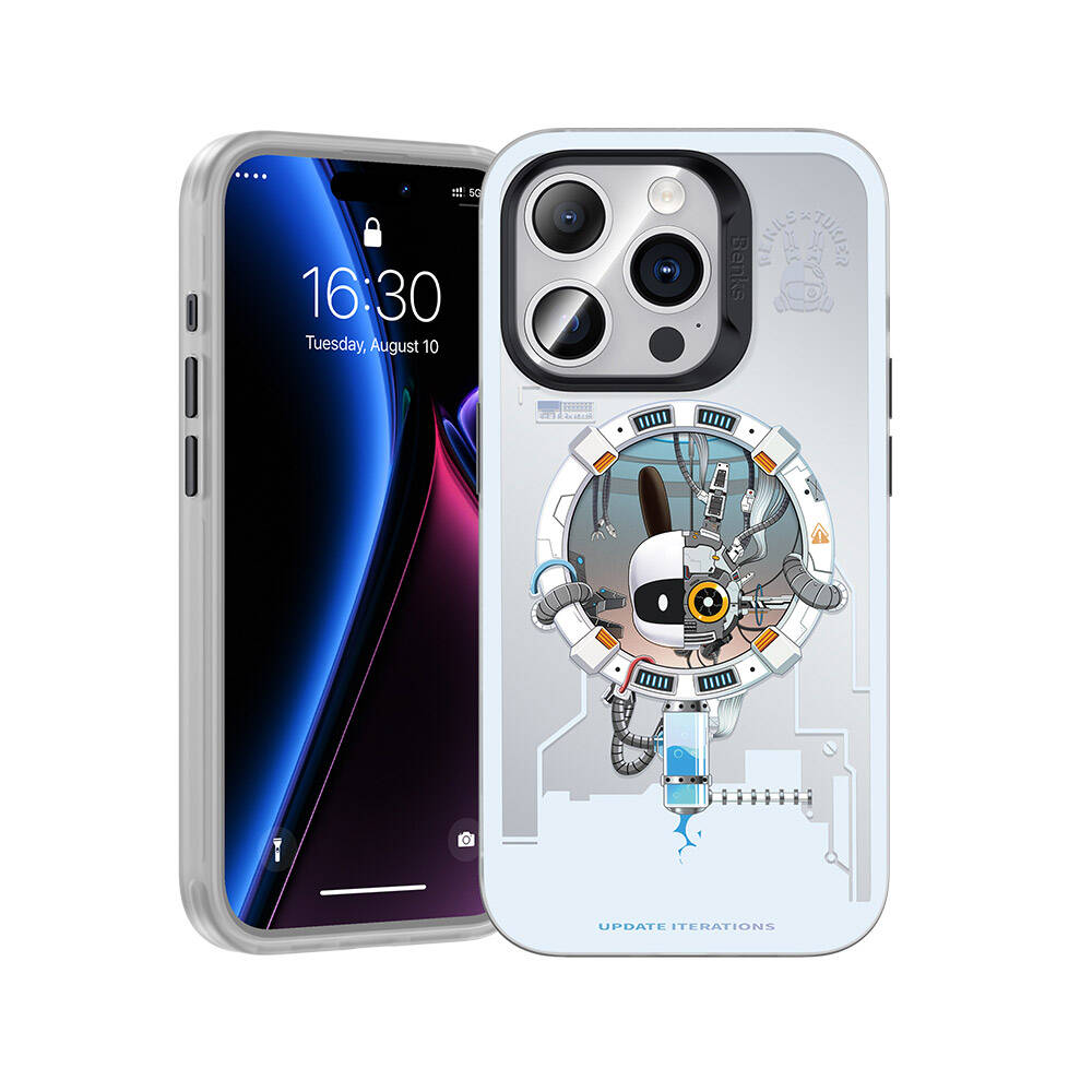 Apple iPhone 15 Pro Max Kılıf M-safe Şarj Özellikli Benks Bunny Explore Kapak - Görsel 2